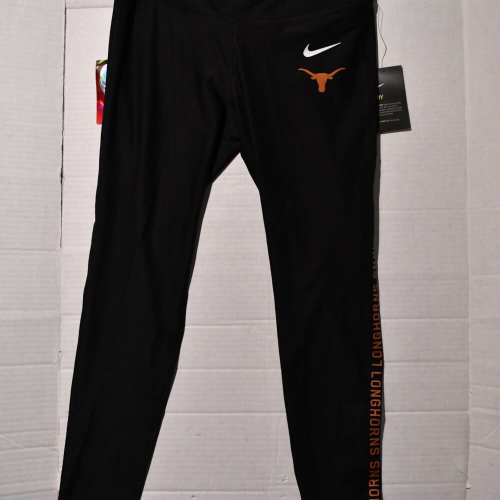 TEXAS LONGHORNS NIKE Black Leggings Tights PANTS NCAA Women's S-XL NWT 60.00 NIP